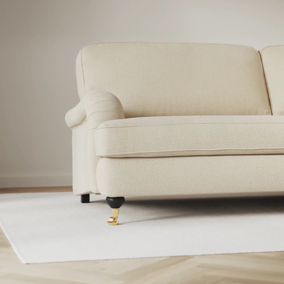 Oxford - 3-sits soffa svängd - Beige