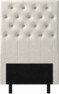 Delux Pikerad XL - Sänggavel, 90-210 cm - Beige
