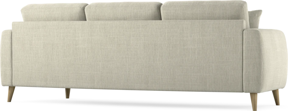 Eden - 3-sits soffa svängd - Beige
