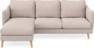 Madison Lux - 2-sits soffa med schäslong vänster - Beige