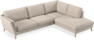 Madison Lux - 3-sits soffa med divan höger - Vit