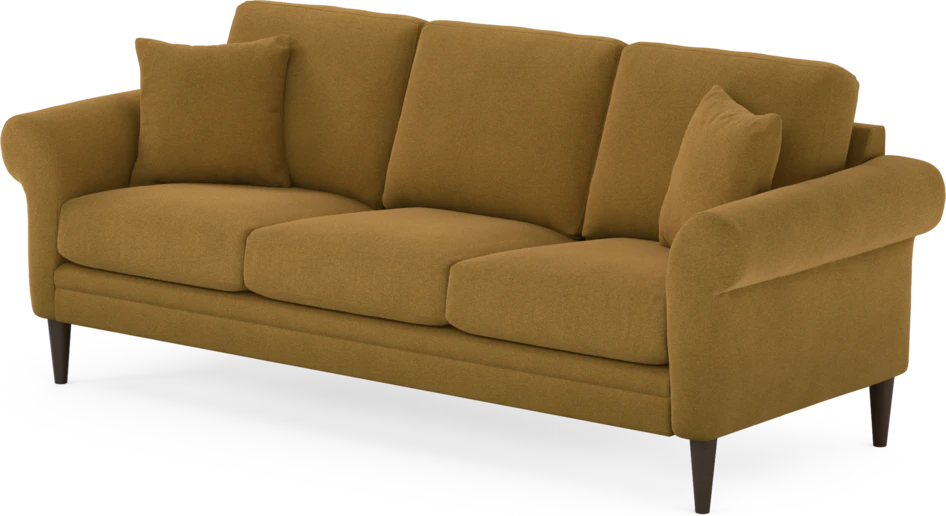 Eden - 3-sits soffa - Gul