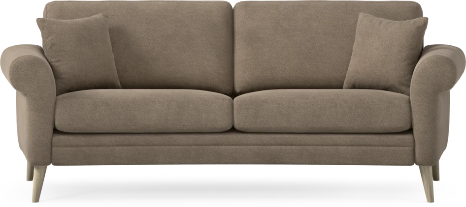 Eden - 2,5-sits soffa svängd - Brun