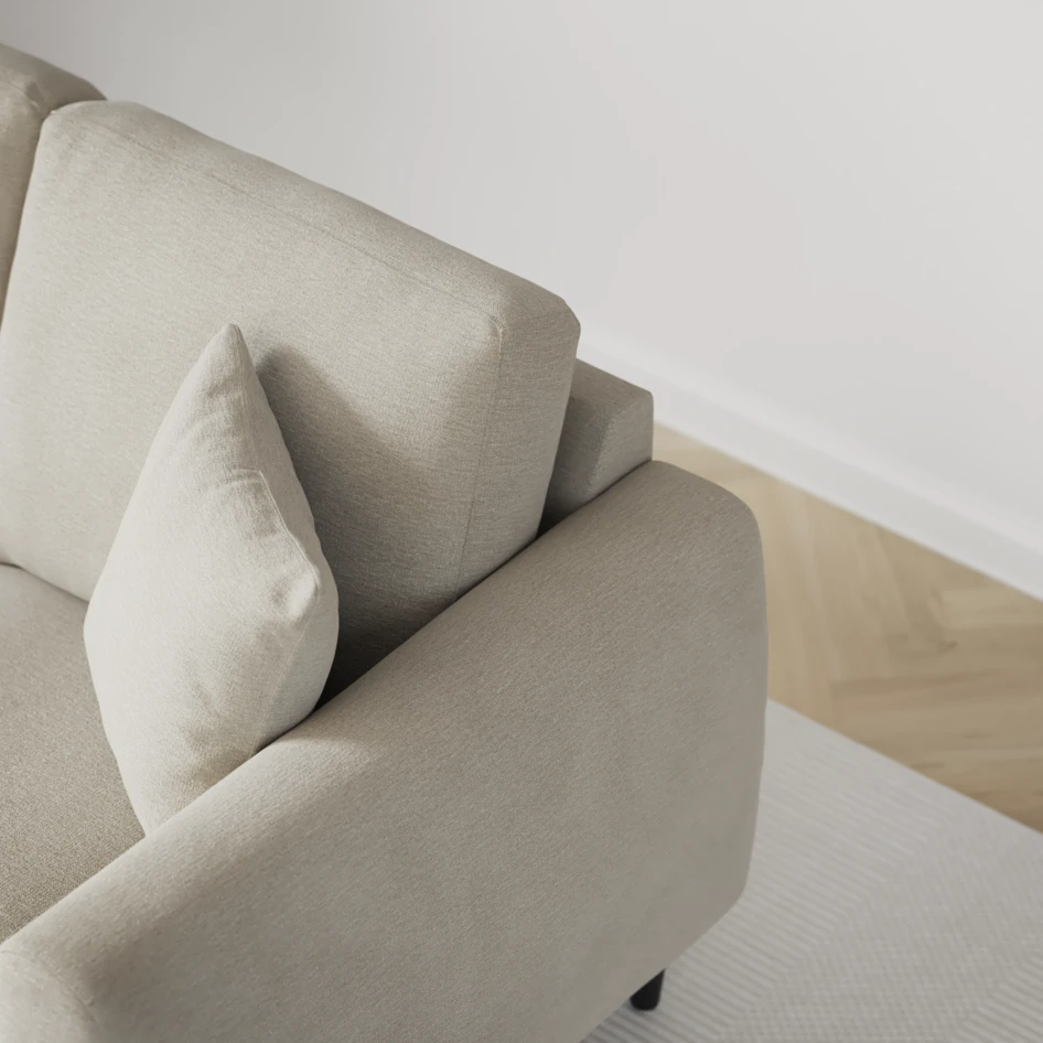 Eden - 2-sits soffa - Brun