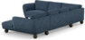Madison Lux - Hörnsoffa med schäslong höger - Blå
