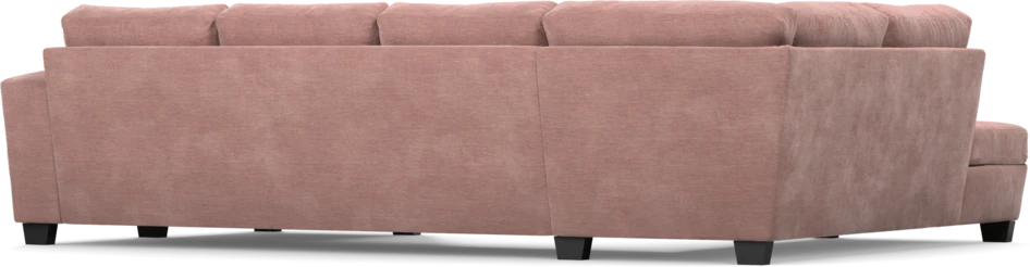Friday - 3-sits soffa med divan vänster och schäslong höger - Rosa
