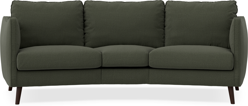 Madison - 3-sits soffa svängd, 70 cm - Grön