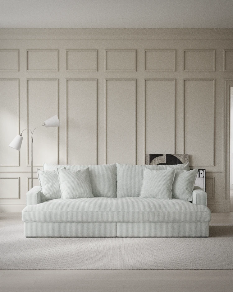Rossi - 3-sits soffa, hel dyna - inspiration