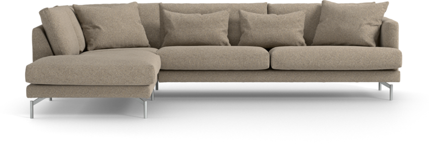 Harper - 3-sits soffa med divan vänster - Beige