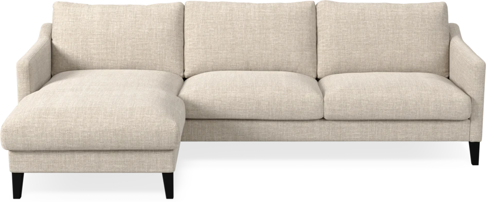 Winston - 3-sits soffa med schäslong, vändbar - Beige