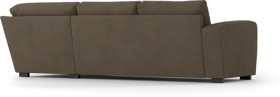 Friday - 2,5-sits soffa med divan höger - Brun