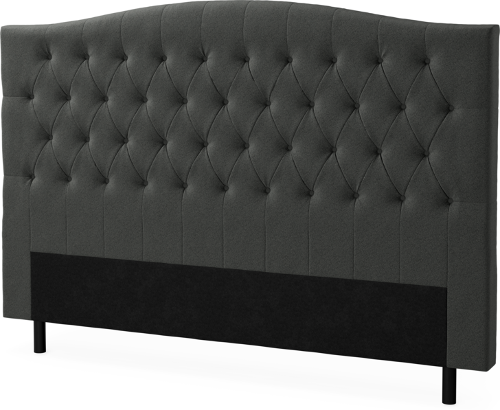 Delux Välvd - Sänggavel, 90-210 cm - Grå