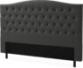Delux Välvd - Sänggavel, 90-210 cm - Grå
