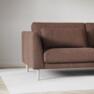 Willow - 3-sits soffa, hel dyna, fast klädsel - Orange