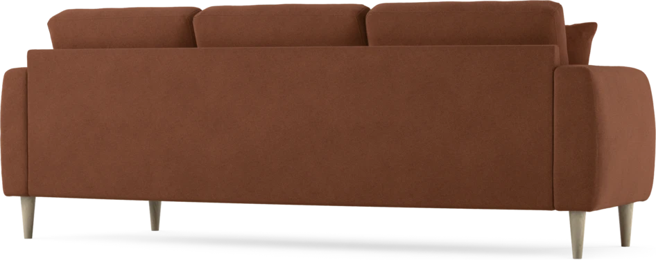Eden - 3-sits soffa svängd - Orange