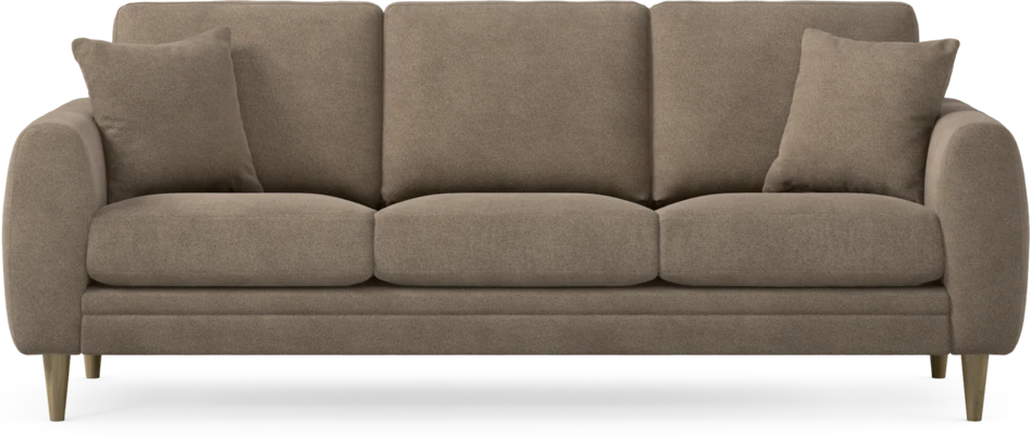 Eden - 3-sits soffa - Brun