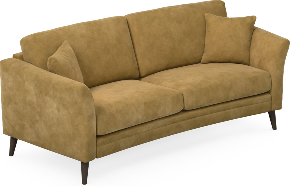 Eden - 2,5-sits soffa svängd - Gul