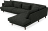Harper - 3-sits soffa med divan höger - Grå