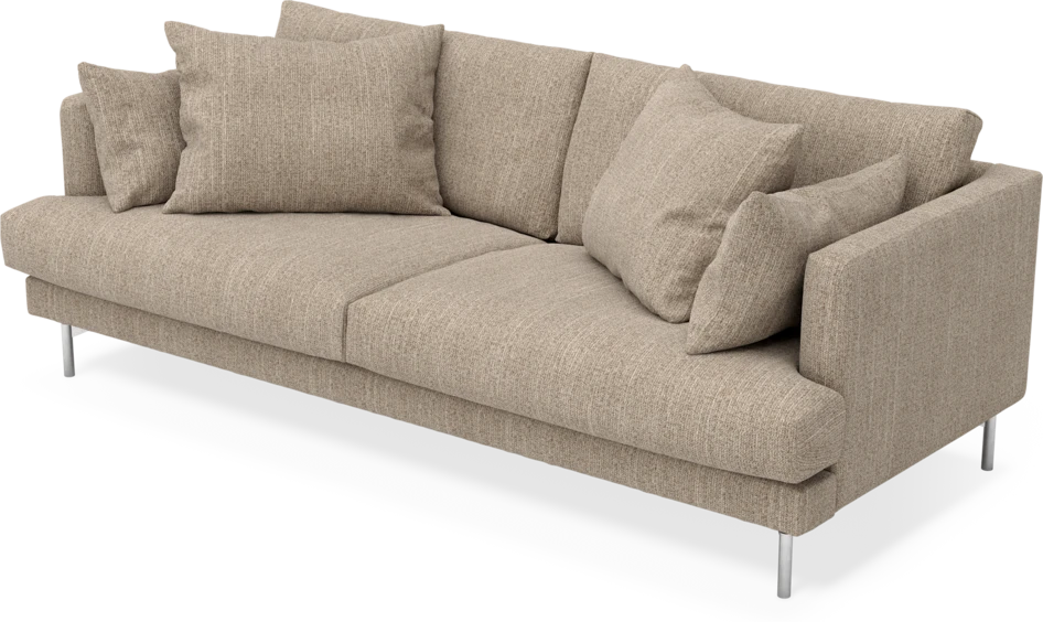 Harper - 3-sits soffa - Brun