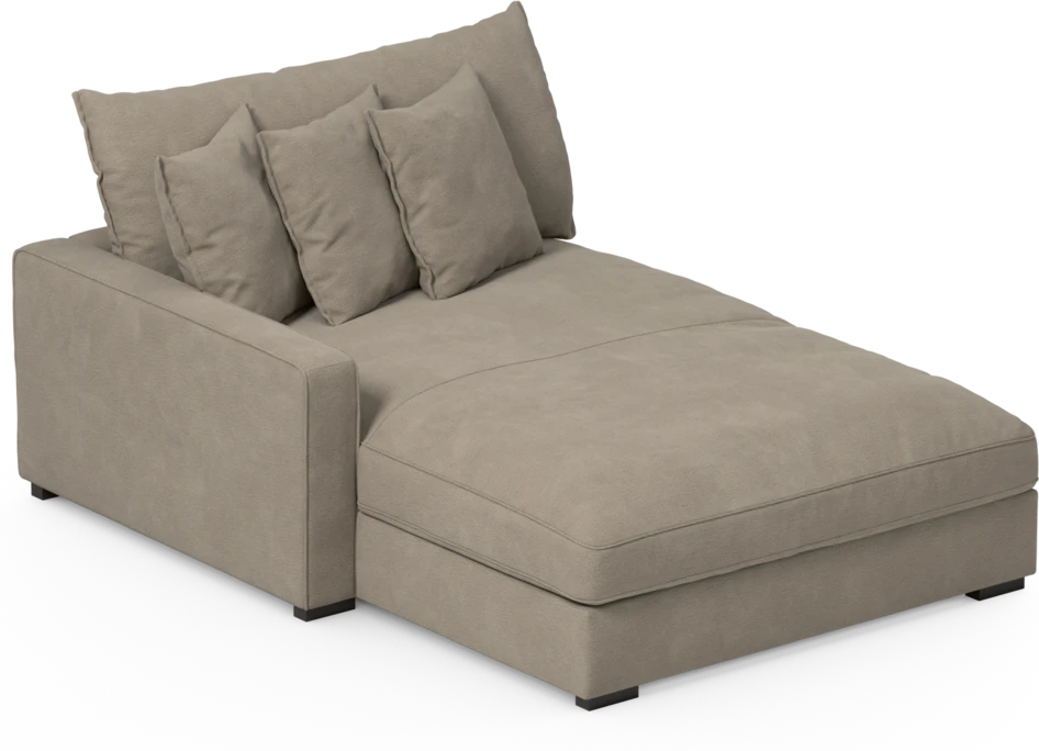 Rossi - Schäslong XL vänster - Beige