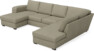 Friday - 3-sits soffa med schäslong vänster och divan höger - Beige