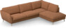 Madison Lux - 3-sits soffa med divan höger - Orange
