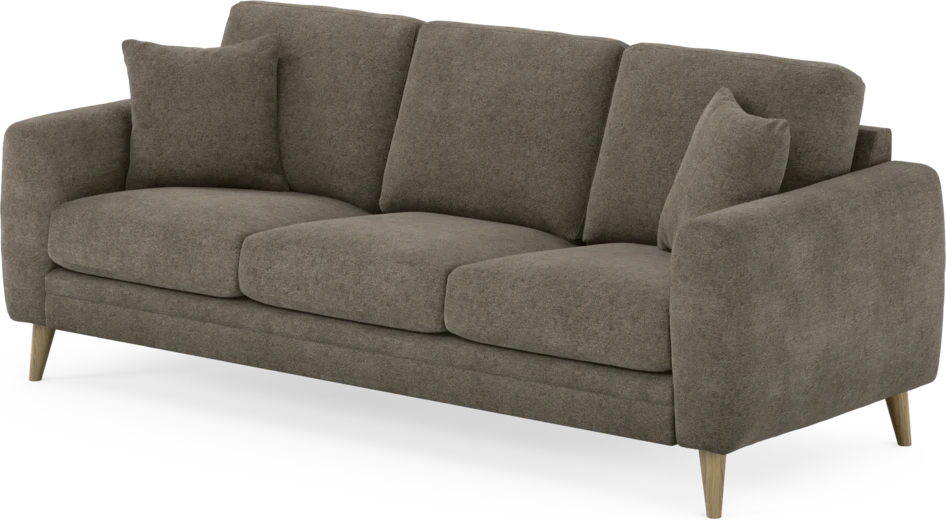Eden - 3-sits soffa - Brun