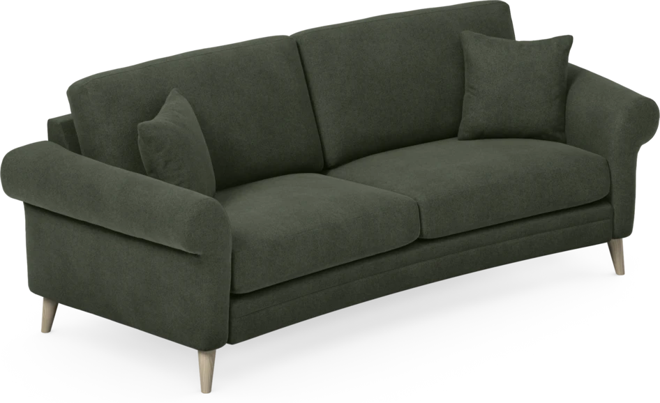 Eden - 2,5-sits soffa svängd - Grön