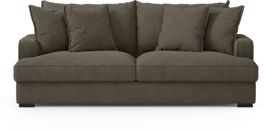 Mila - 3-sits soffa - Brun
