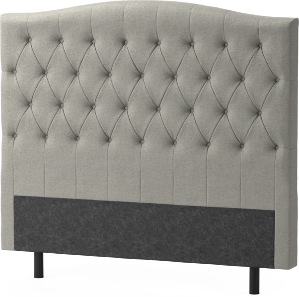 Delux Välvd - Sänggavel, 90-210 cm - Grå