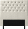 Delux Pikerad XL - Sänggavel, 90-210 cm - Beige