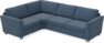 Friday - Hörnsoffa, 1,5+2,5-sits - Blå