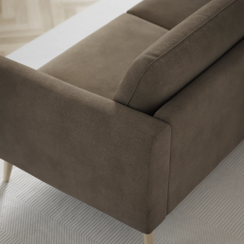 Bridge - 3-sits soffa med schäslong vänster och divan höger - Beige