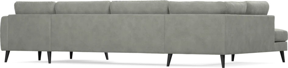 Bridge - 3-sits soffa med divan vänster och schäslong höger - Grå