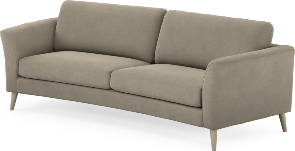 Bridge - 3-sits soffa svängd - Beige