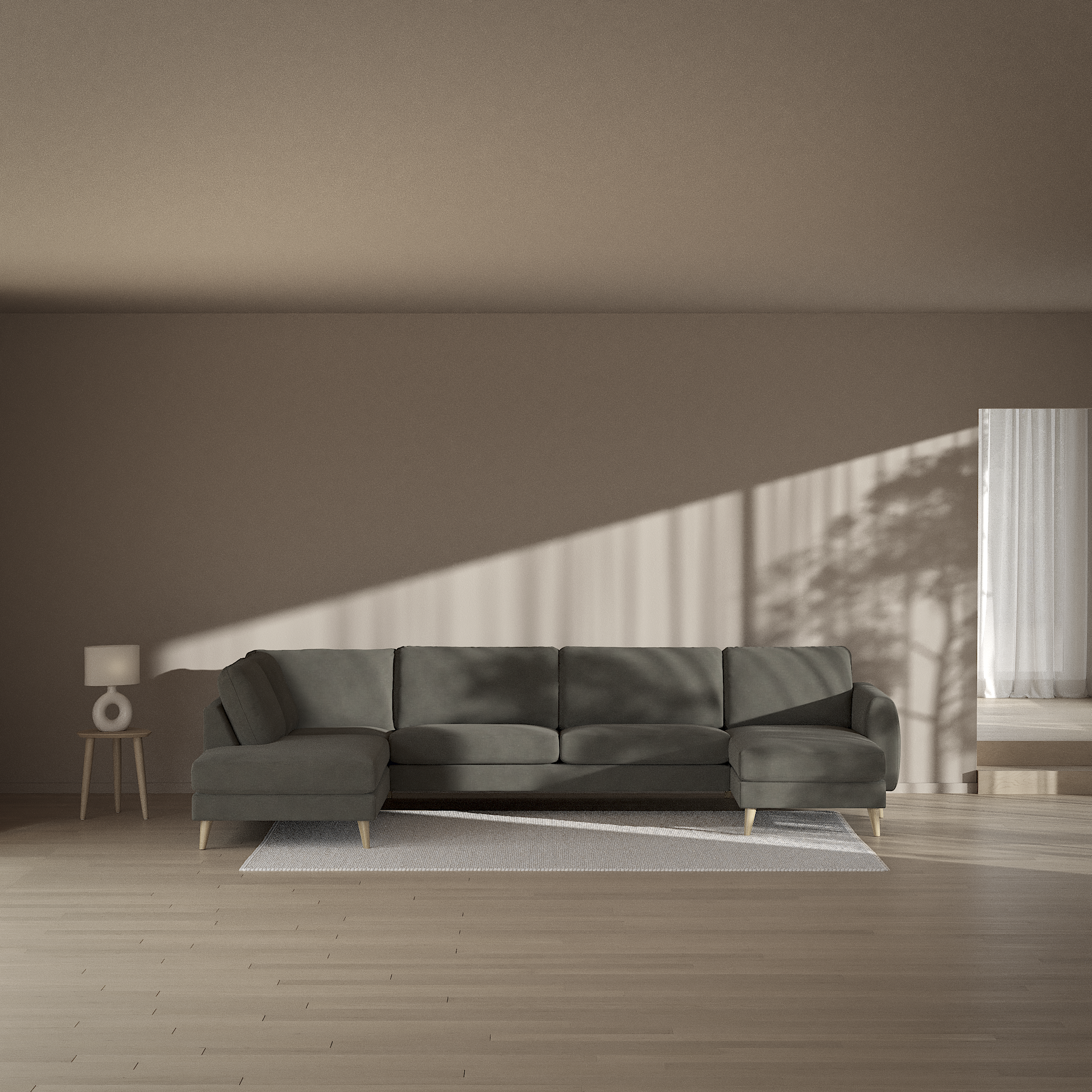 Bridge - 3-sits soffa med divan vänster och schäslong höger - inspiration