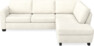 Friday - 2,5-sits soffa med divan höger - Vit