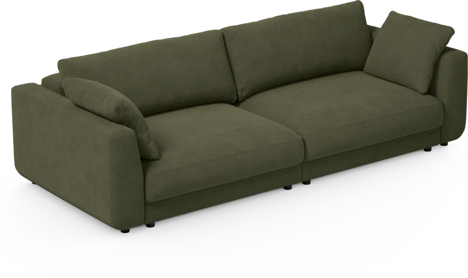 Amie - Bäddsoffa 4-sits - Grön