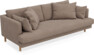 Harper - 3-sits soffa, hel dyna - Brun