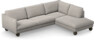 Madison Lux - 3-sits soffa med divan höger - Grå