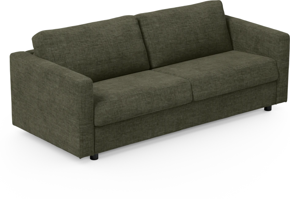 Lindö - Bäddsoffa 3-sits  - Grön