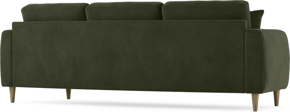 Eden - 3-sits soffa svängd - Grön
