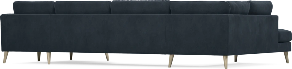 Bridge - 3-sits soffa med divan vänster och schäslong höger - Blå