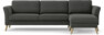 Bridge - 3-sits soffa med schäslong höger - Grå