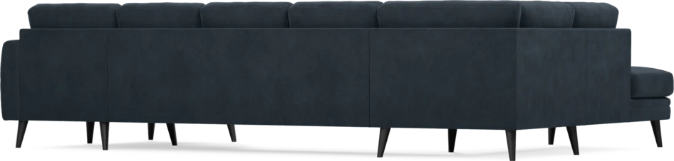Eden - 3-sits soffa med divan vänster och schäslong höger - Blå