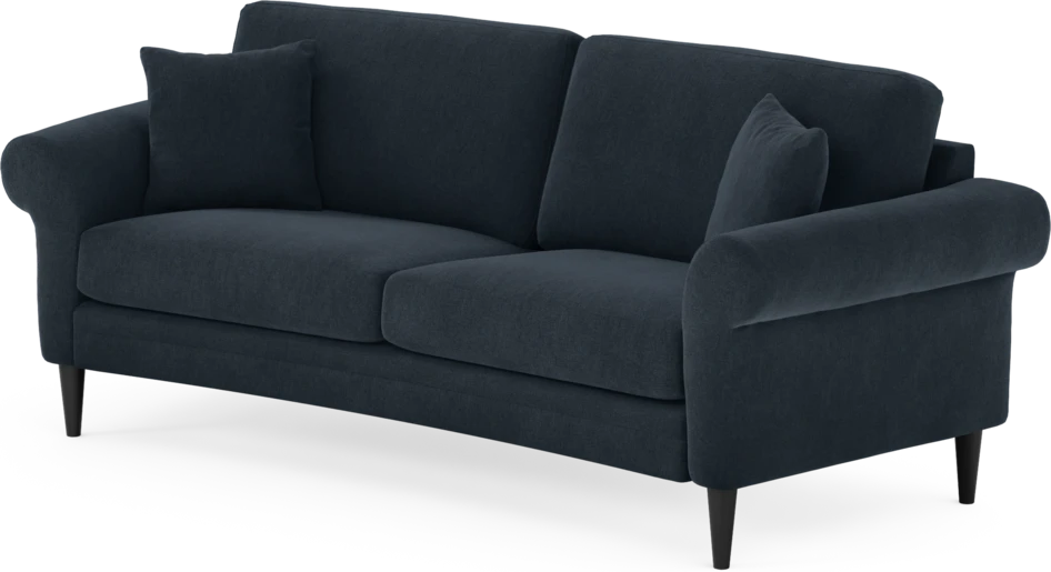 Eden - 2,5-sits soffa svängd - Blå