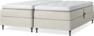 Delux Sense - Ställbar säng, dubbelsäng med bäddmadrass - Beige