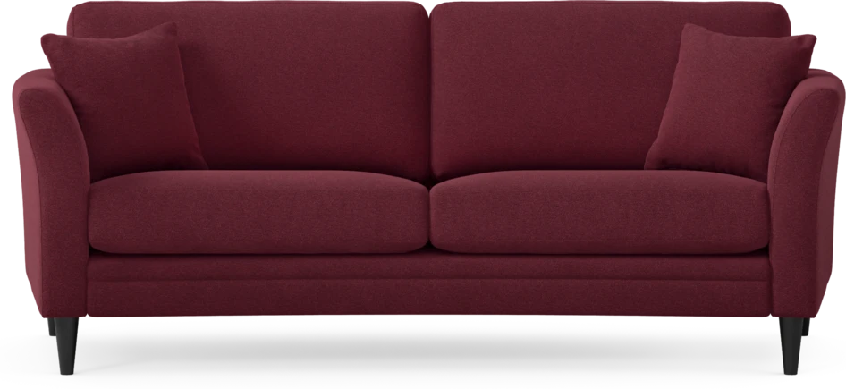 Eden - 2,5-sits soffa svängd - Röd