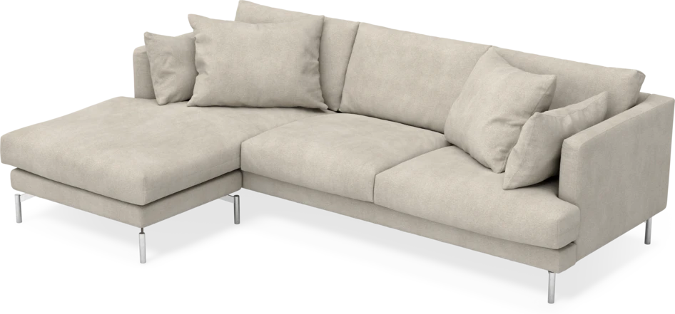 Harper - 4-sits med schäslong vänster - Beige