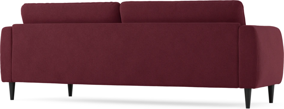 Bridge - 3-sits soffa svängd - Röd